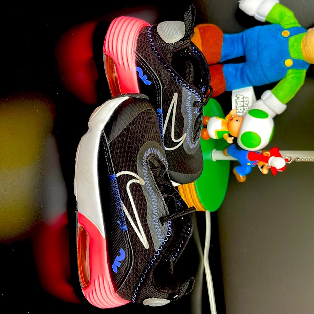 Kids' Air Max 2090 Sneaker size toddler 8c Black/Sunset/Sapphire/Silver